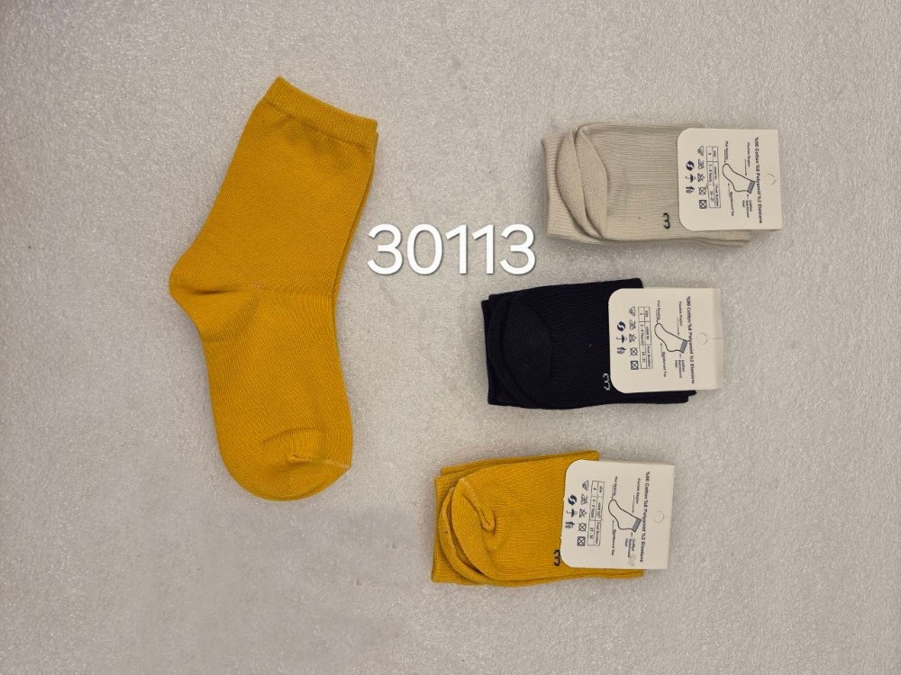 ️جوراب نیمساق نخی پسرانه ️ کد 133654 - خرید جوراب پسرانه عمده