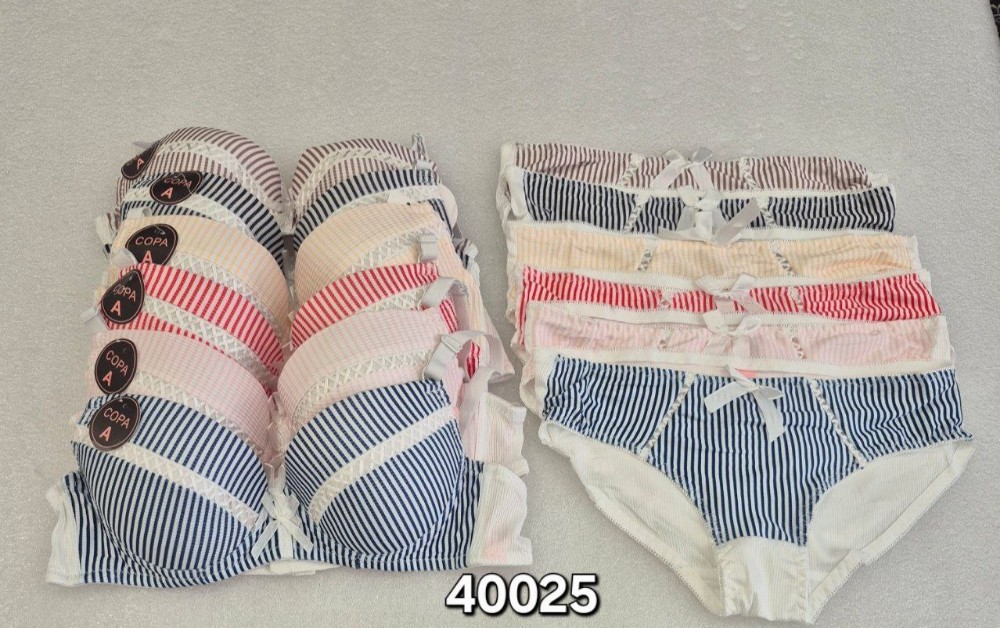 ️ست اسفنجی فنردار دخترانه ️ کد 133916 - خرید سوتین دخترانه عمده