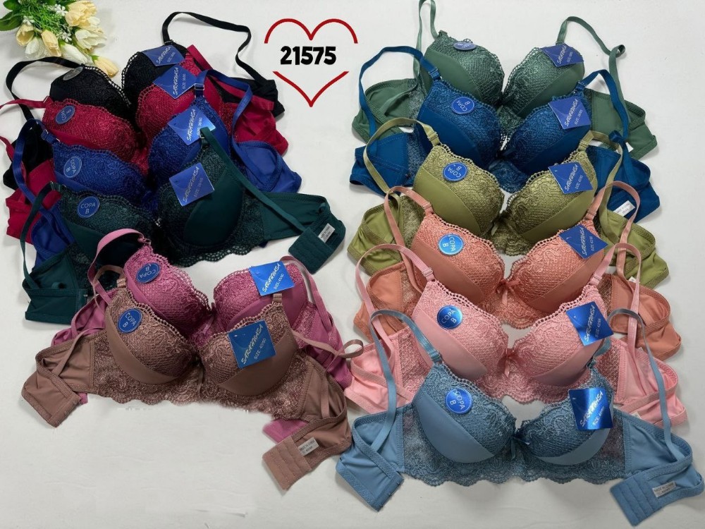 ⚜️سوتین اسفنجی فنردار اعلاء⚜️ کد 96217 - خرید سوتین زنانه عمده