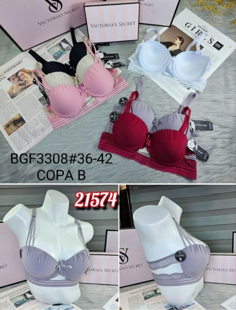 ⚜️سوتین اسفنجی فنردار⚜️ کد 129218 - خرید سوتین زنانه عمده