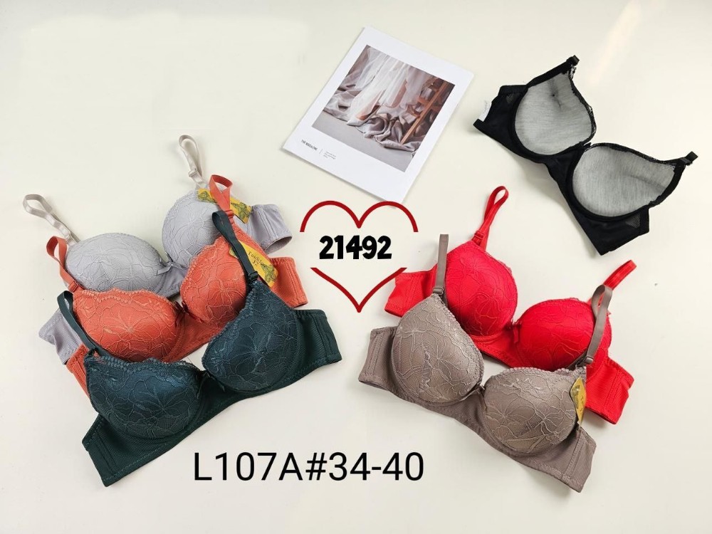 ⚜️سوتین اسفنجی ج کد 126218 - خرید سوتین زنانه عمده