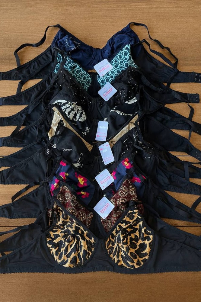 فروش عمده سوتین دانتل فنردار نخی ریون میکس اعلاء محدود کد 132826