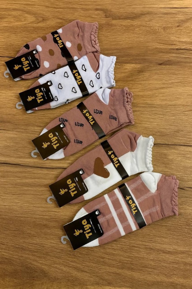 جوراب مچی نخی کش انگلیسی زنانه کد 107258 - خرید جوراب زنانه عمده