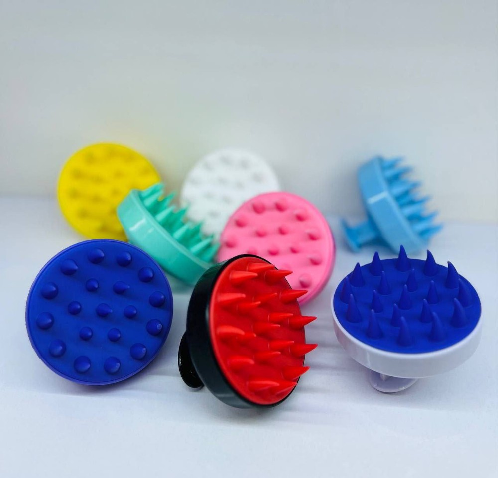 ماساژور سرشور سیلیکونی گرد عمده کد 134350 - خرید شامپو و مراقبت مو عمده