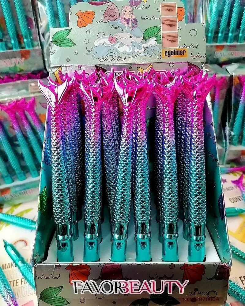 خط چشم ماژیکی طرح پری دریایی 🏻‍ ️ کد 134398 - خرید آرایشی چشم عمده