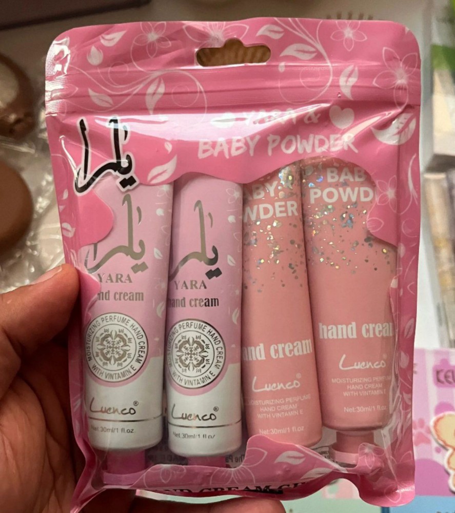 پک کرم دست ۴ عددی یارا کد 135513 - خرید کرم مرطوب کننده و نرم کننده عمده