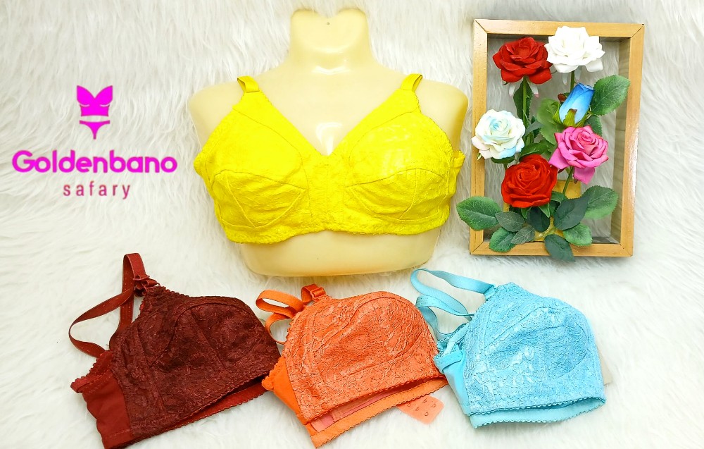 سوتین ترمه زیر نخ کد 135351 - خرید سوتین زنانه عمده