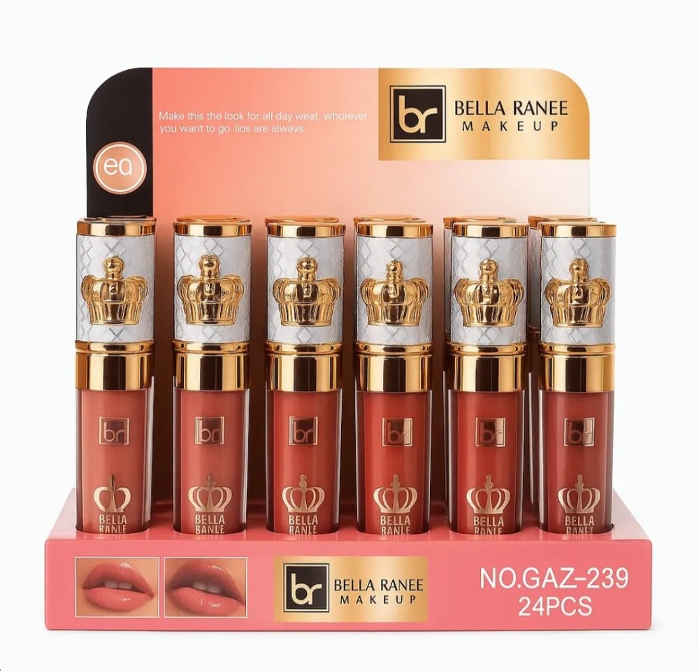 برق لب براق و حجم‌دهنده تاج Bella Ranee کد 134055 - خرید آرایشی لب عمده