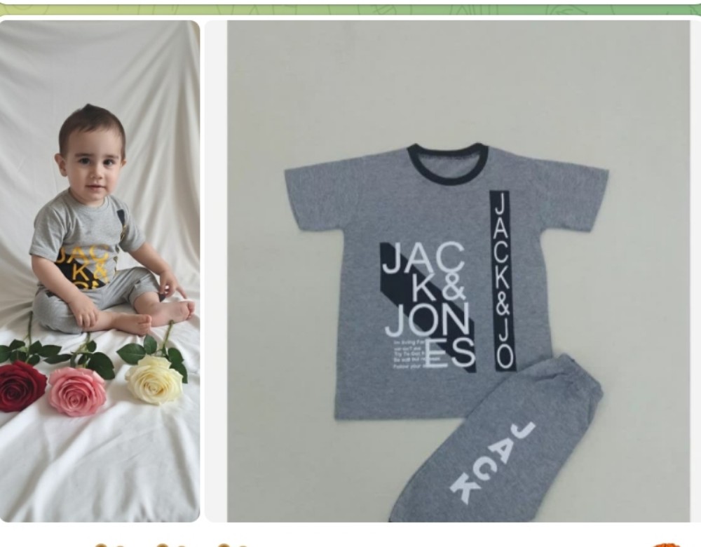 فروش عمده تیشرت و شلوارک کد 132614