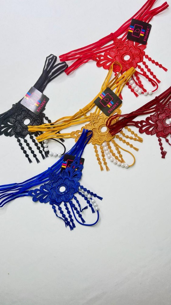 شورت زنانه فانتزی فاق باز ومروارید دار خارجی کد 135315 - خرید شورت زنانه عمده