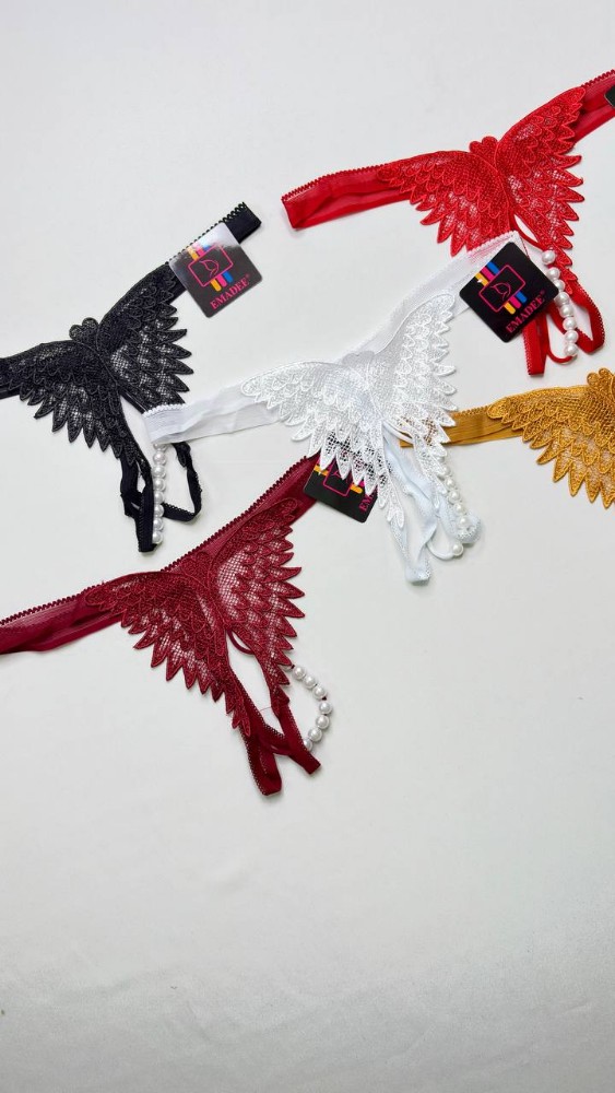 شورت لامبادا فانتزی مروارید دار وارداتی درجه ۱ کد 135366 - خرید شورت زنانه عمده