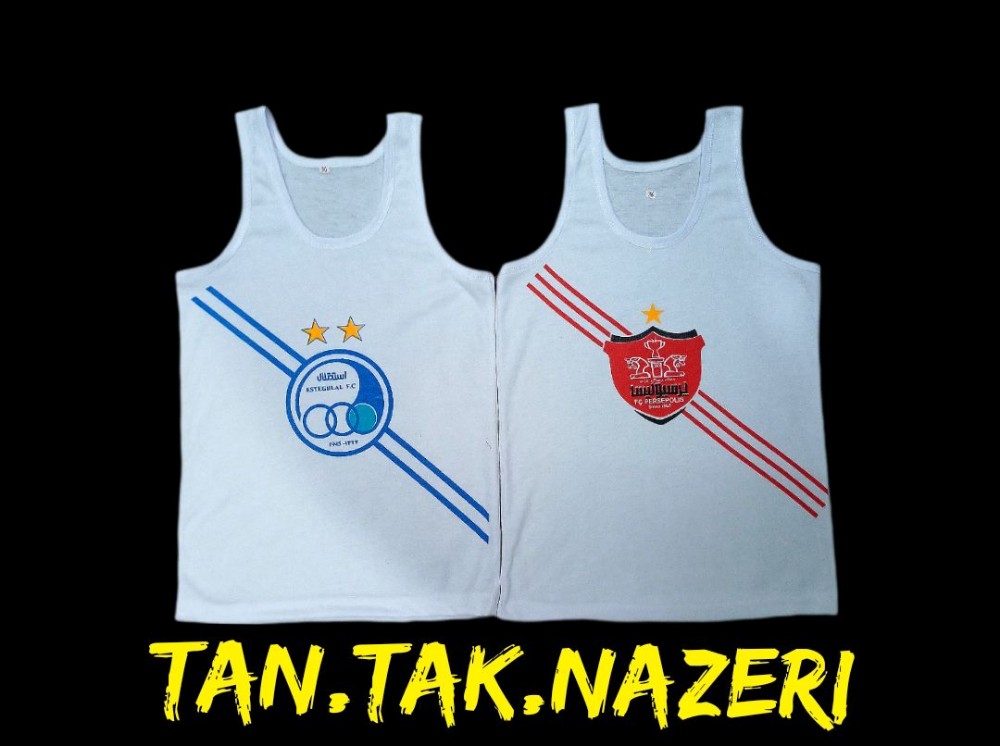 رکابی استقلال پرسپولیس کد 134290 - خرید ست تیشرت شلوارک پسرانه عمده