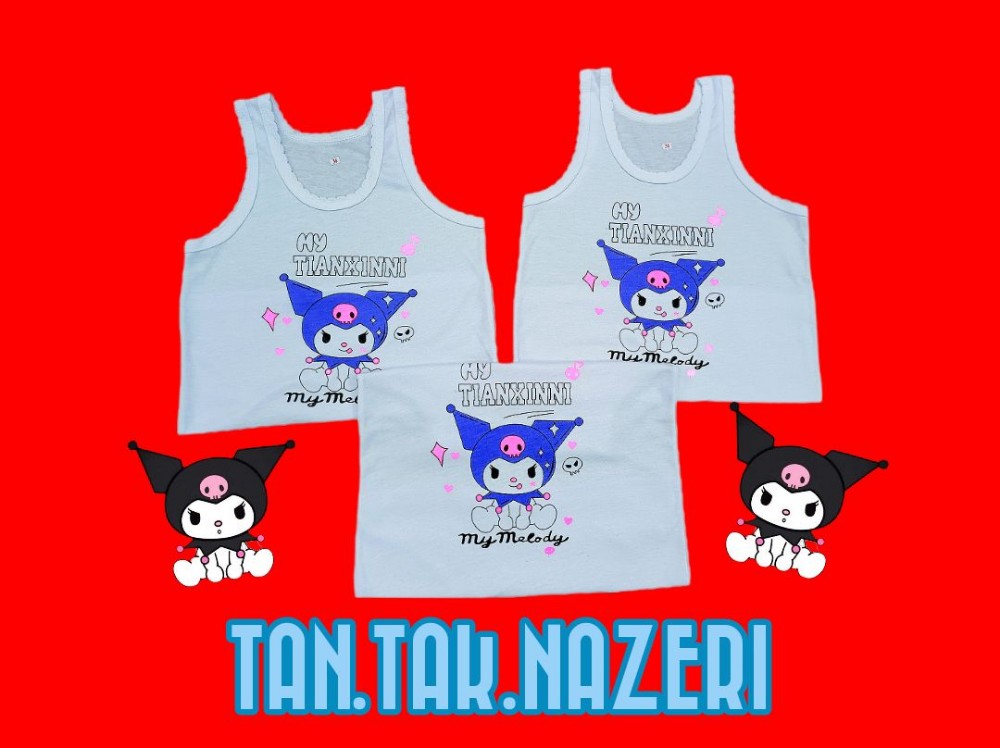 رکابی کرومی دخترانه کد 134354 - خرید تاپ و تیشرت دخترانه عمده