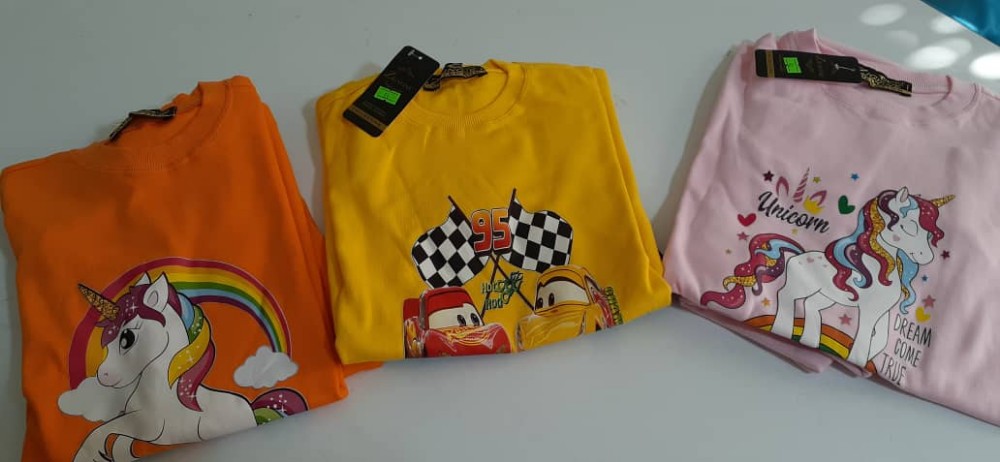 تیشرت شلوارک دورو پنبه کد 135231 - خرید ست تیشرت شلوارک دخترانه عمده