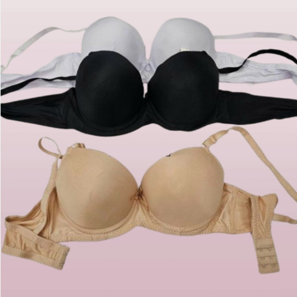 فروش عمده سوتین اسفنجی بدون فنر اعلا کد 133285