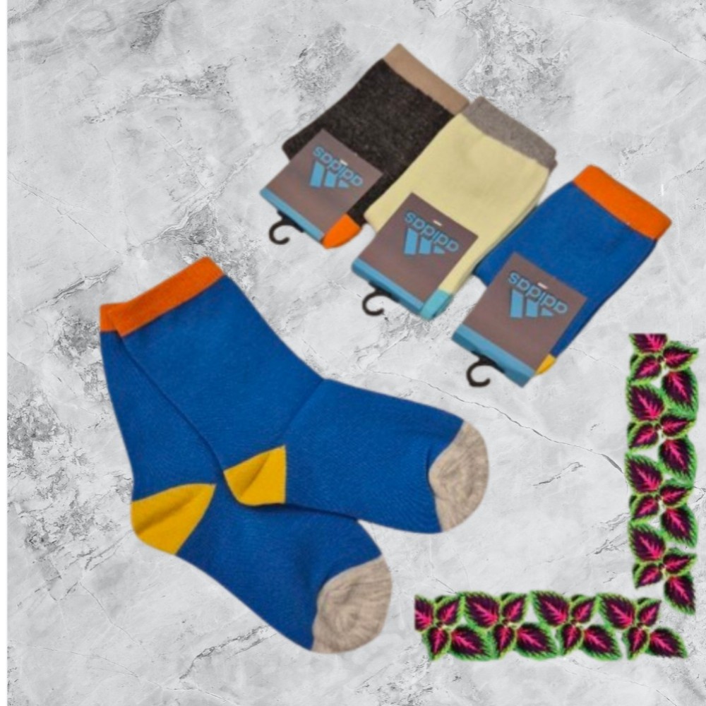 جوراب نیم ساق پسرانه کد 133766 - خرید جوراب پسرانه عمده