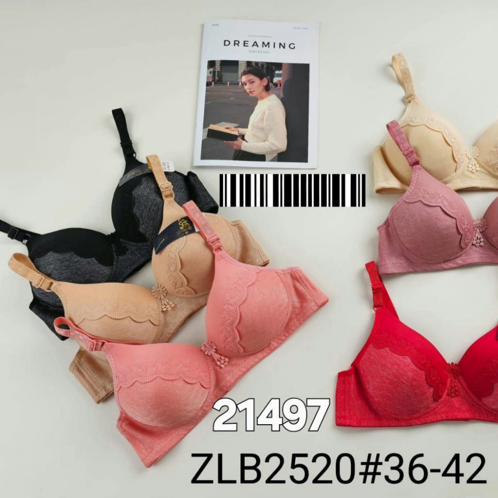 سوتین اسفنجی بدون فنر اعلا کد 134141 - خرید سوتین زنانه عمده