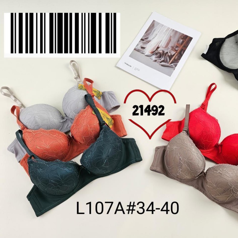 سوتین اسفنجی ج کد 134144 - خرید شورت و سوتین زنانه عمده