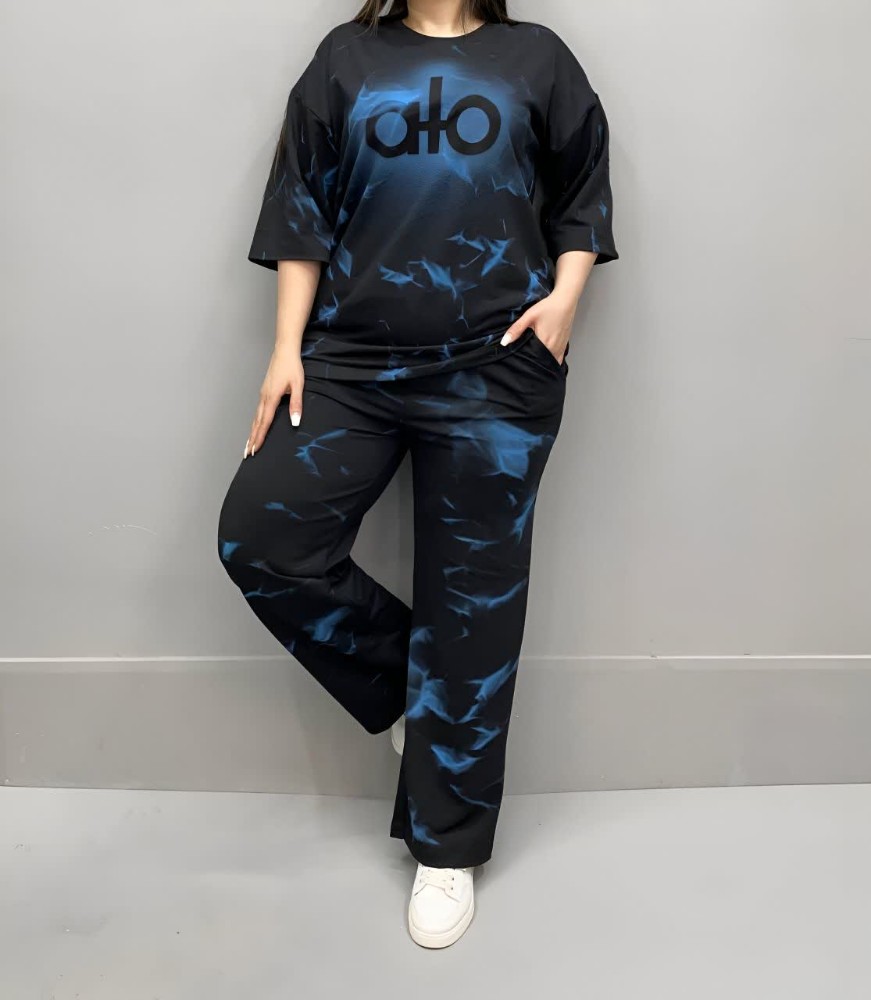 فروش عمده ست تیشرت وشلوار alo کد 132828