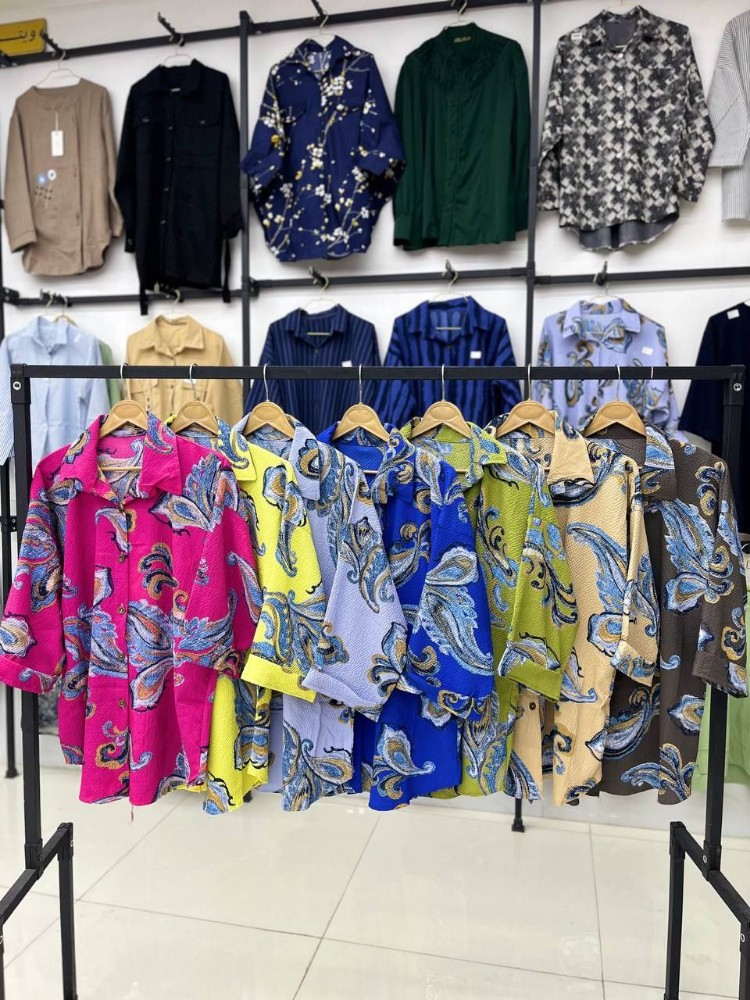 فروش عمده مانتوطرح ترمه کد 132542