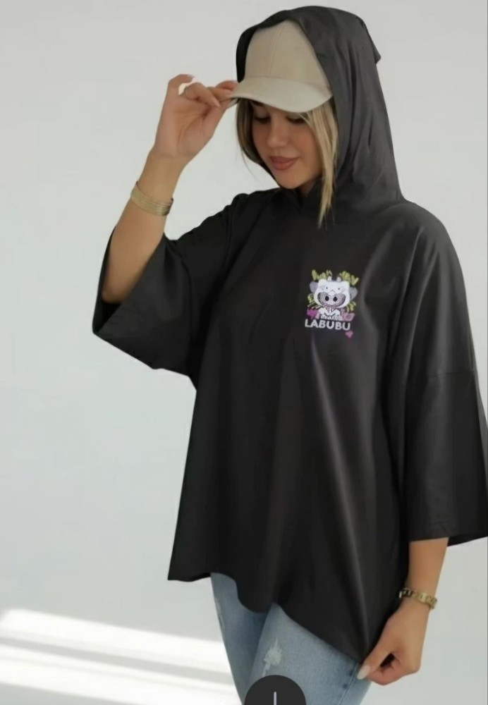 تیشرت باکسی کد 134687 - خرید تاپ و تیشرت زنانه عمده