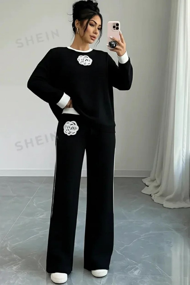 ست تیشرت شلوار کد 134691 - خرید ست تیشرت شلوار زنانه عمده