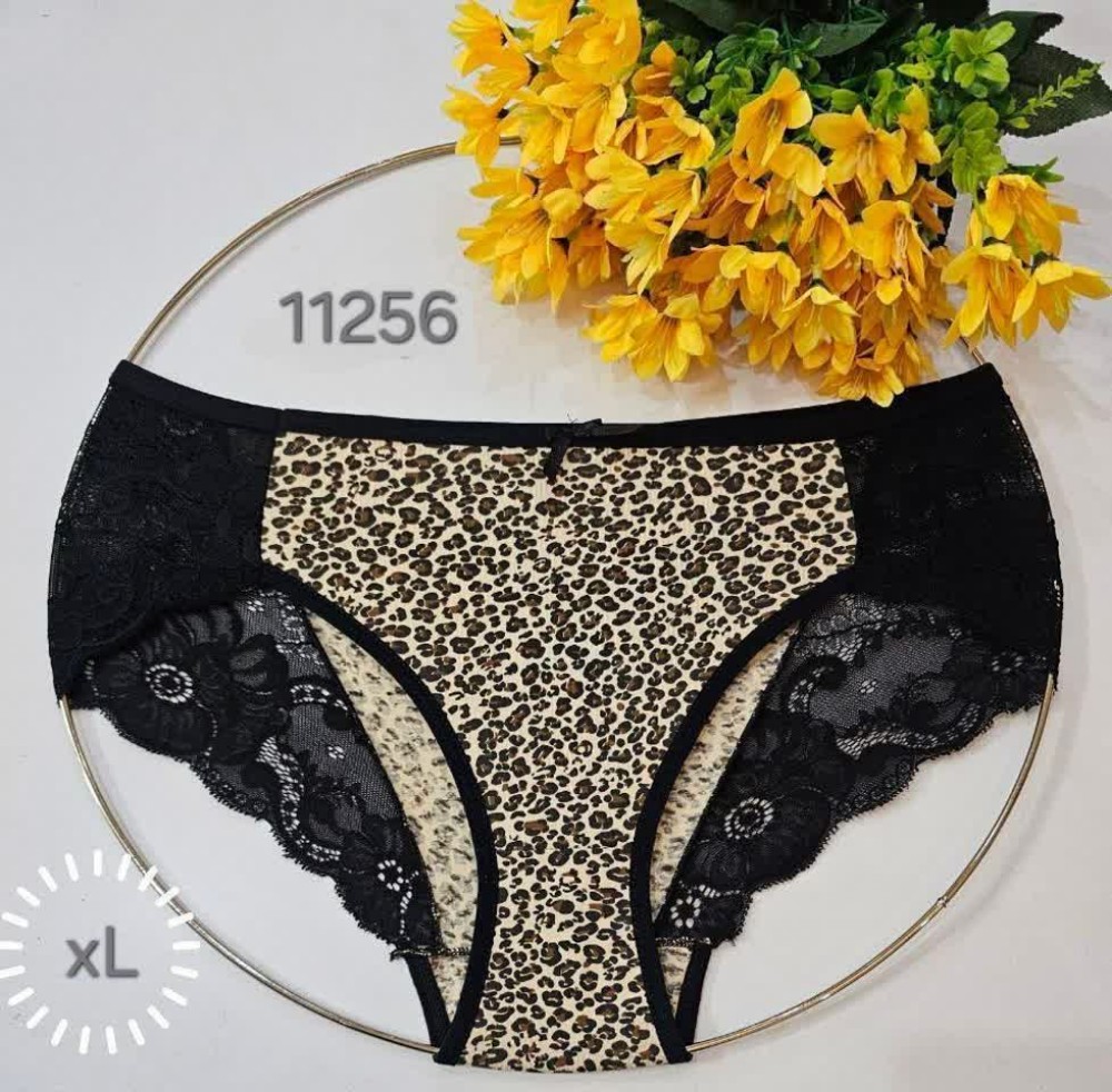 شورت نیمه دانتل پلنگی کد 133559 - خرید شورت زنانه عمده