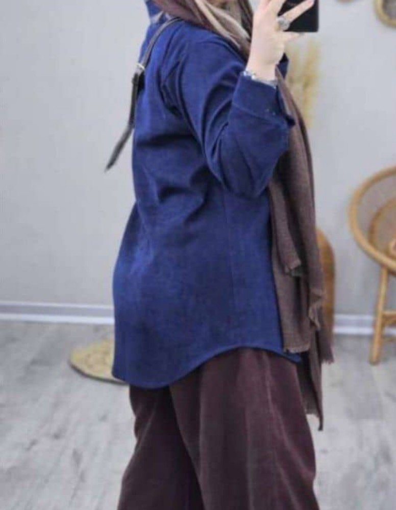 مانتو کبریتی ترلان کد 135304 - خرید مانتو زنانه عمده