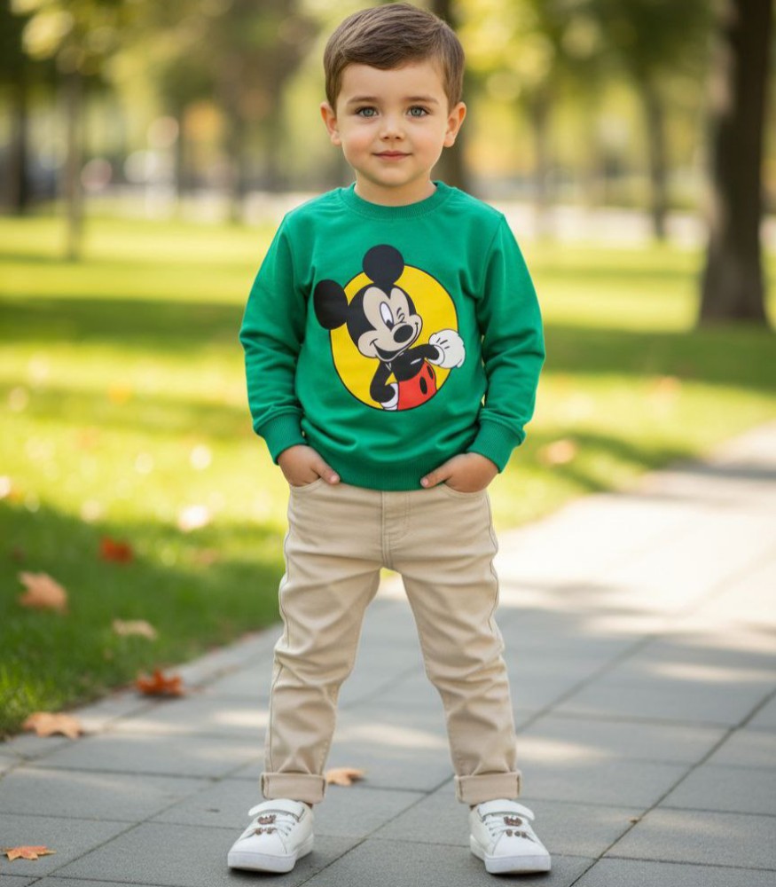 فروش عمده بلوز تک اسپرت دخترانه پسرانه میکی موس کد 133043