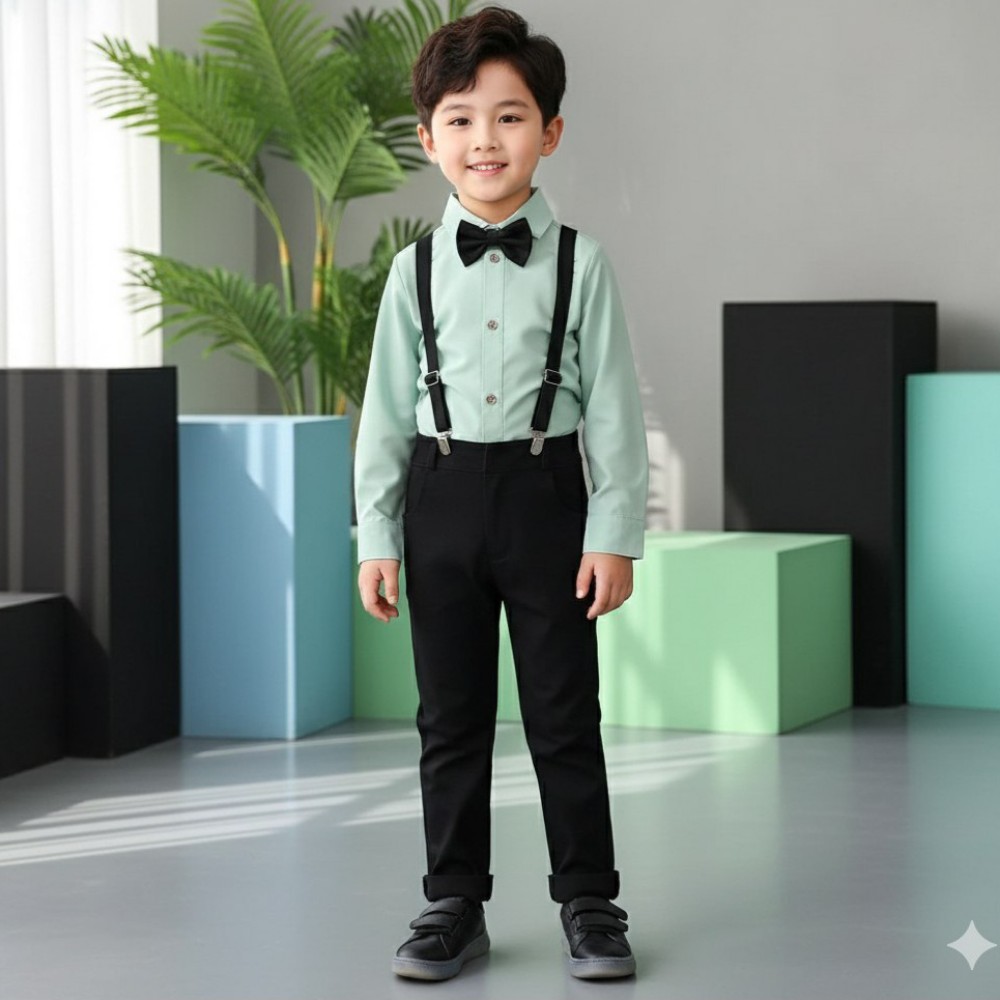 ست پیراهن شلوار پسرانه ساس بندی کد 135327 - خرید ست بلوز شلوار پسرانه عمده