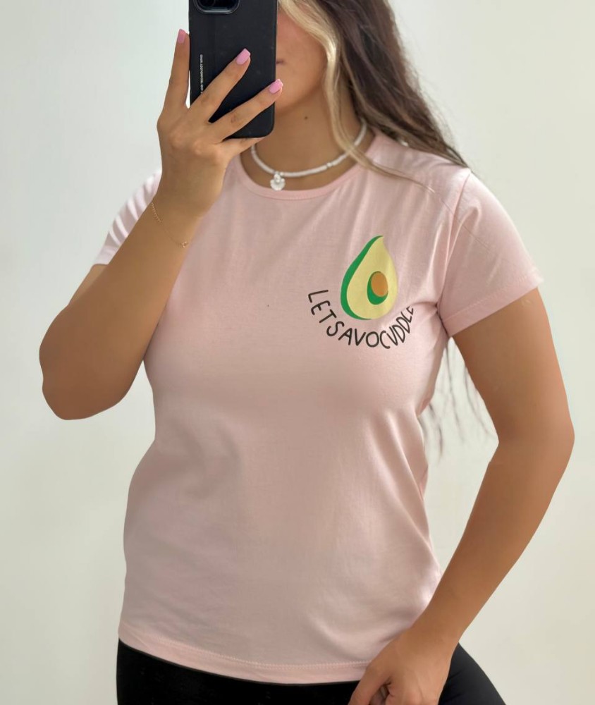 تیشرت زنانه پنبه فری سایز ۳۸ تا ۴۴ کد 133465 - خرید تاپ و تیشرت زنانه عمده