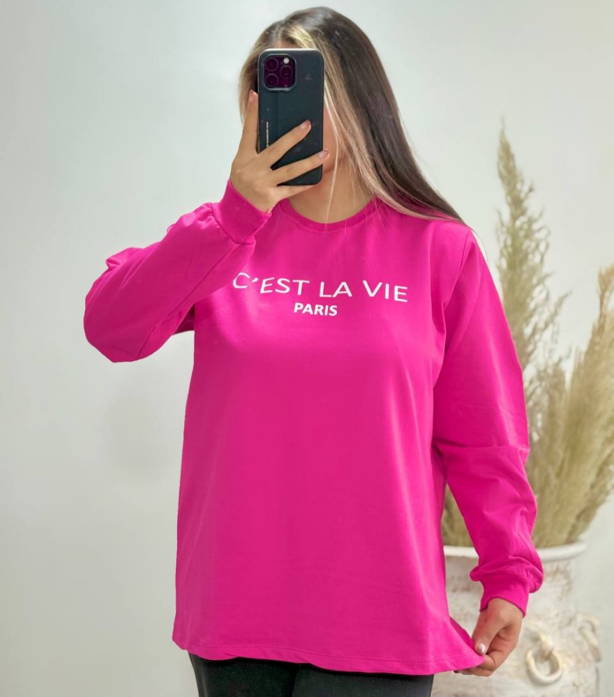 بلوز لانگ زنانه پنبه فری سایز ۳۸ تا ۴۸ کد 135345 - خرید بلوز تک زنانه عمده