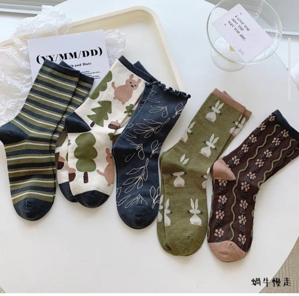 فروش عمده 🔥 جوراب ساقدار زنانه ترکیبی خرگوش خارجی کد 132816