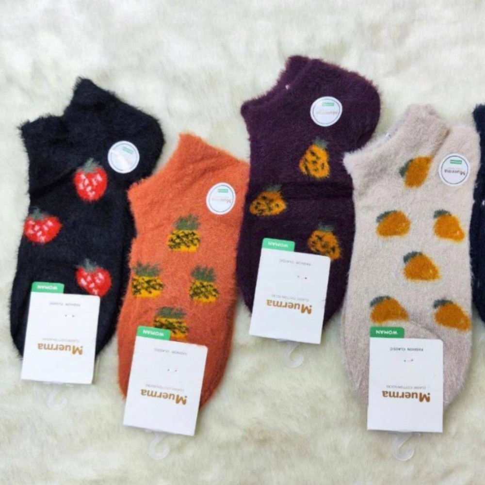 فروش عمده جوراب مچی زنانه موهر قلبی خارجی کد 133236