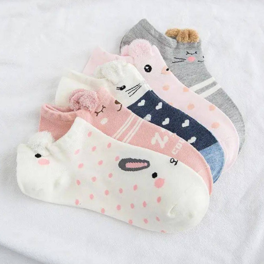 جوراب مچی زنانه گوش دار خارجی کد 133454 - خرید جوراب زنانه عمده