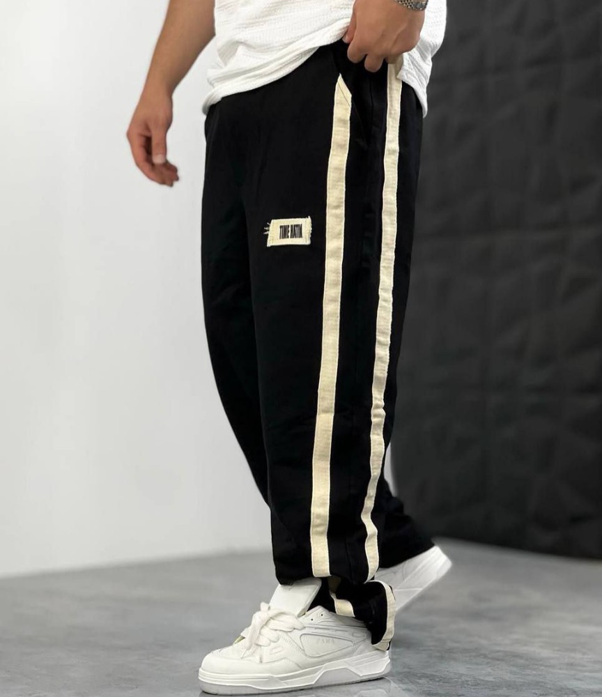 فروش عمده شلوار بگ مشکی مردانه پارچه گلکسی کد 132755