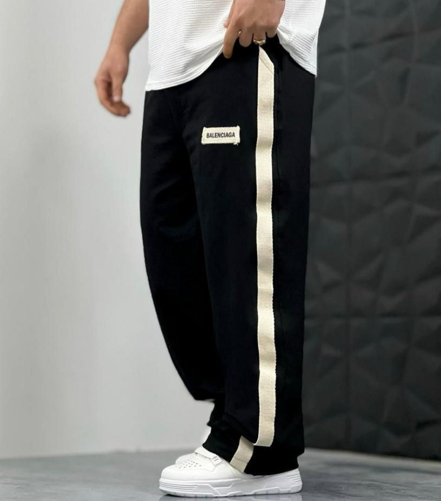 فروش عمده شلوار بگ مشکی مردانه پارچه گلکسی کد 132756