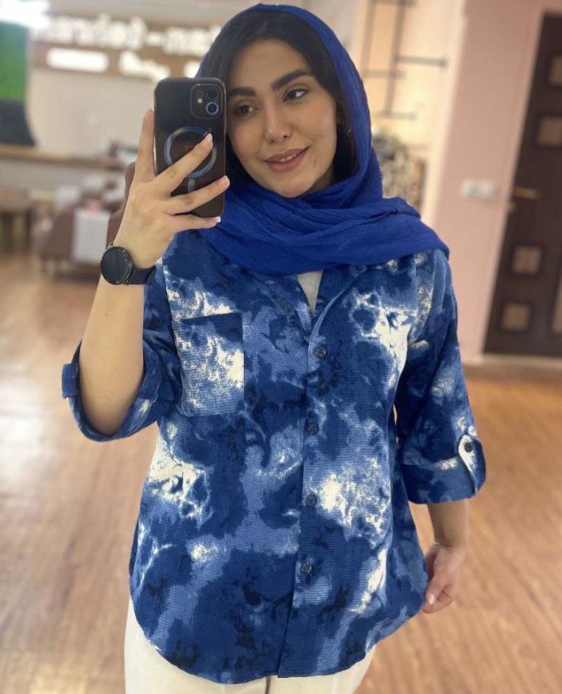 فروش عمده شومیز زنانه پاییزه کراپی کد 132745