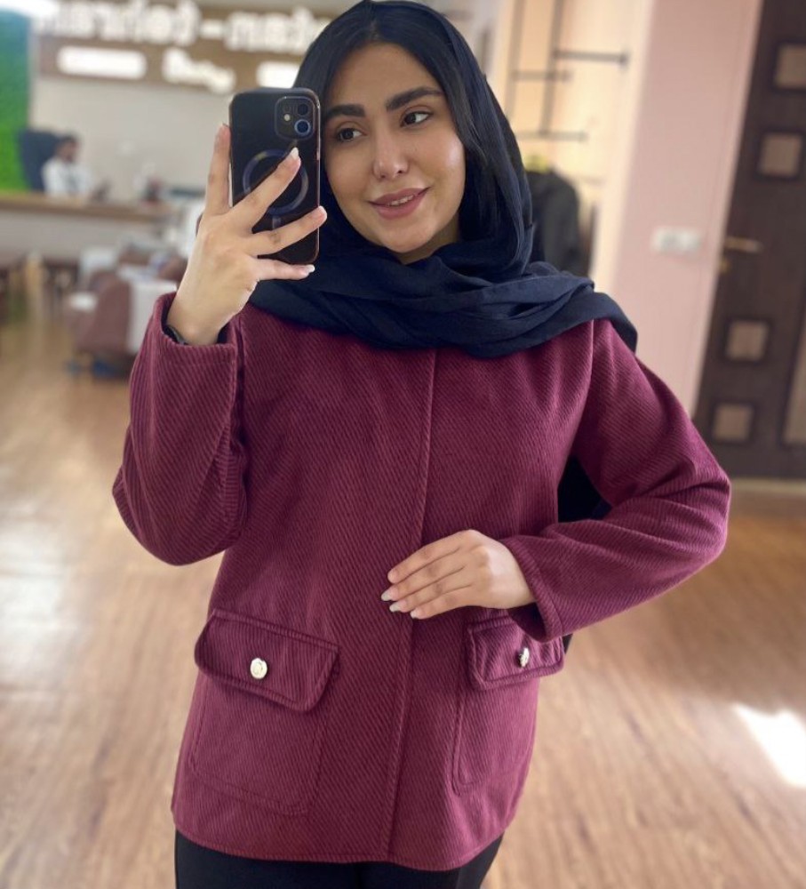 فروش عمده کت زنانه پاییزه فوتر کج راه کد 133237