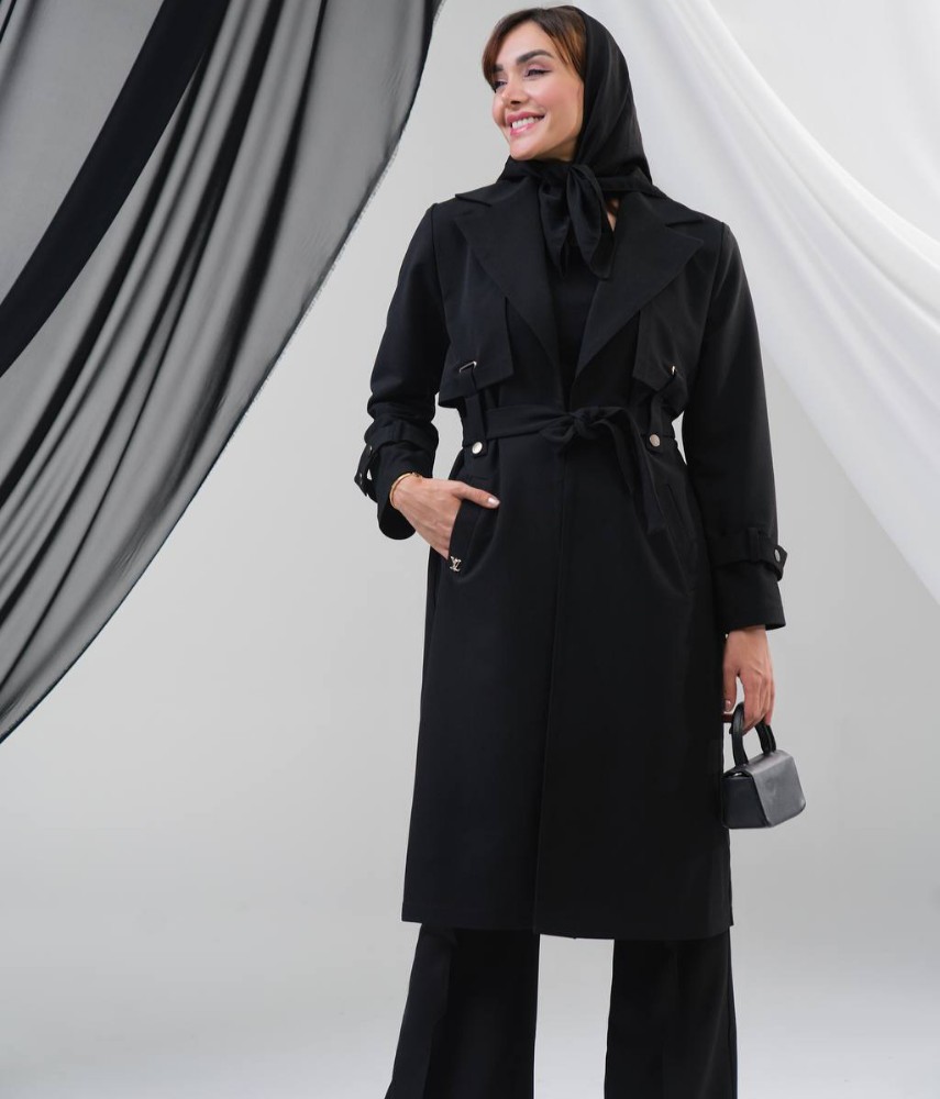 کت زنانه بلند یقه انگلیسی کد 134186 - خرید کت و شلوار زنانه عمده