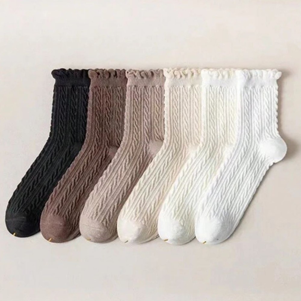 فروش عمده جوراب زنانه ساقدار لب دالبری برجسته خارجی کد 132911