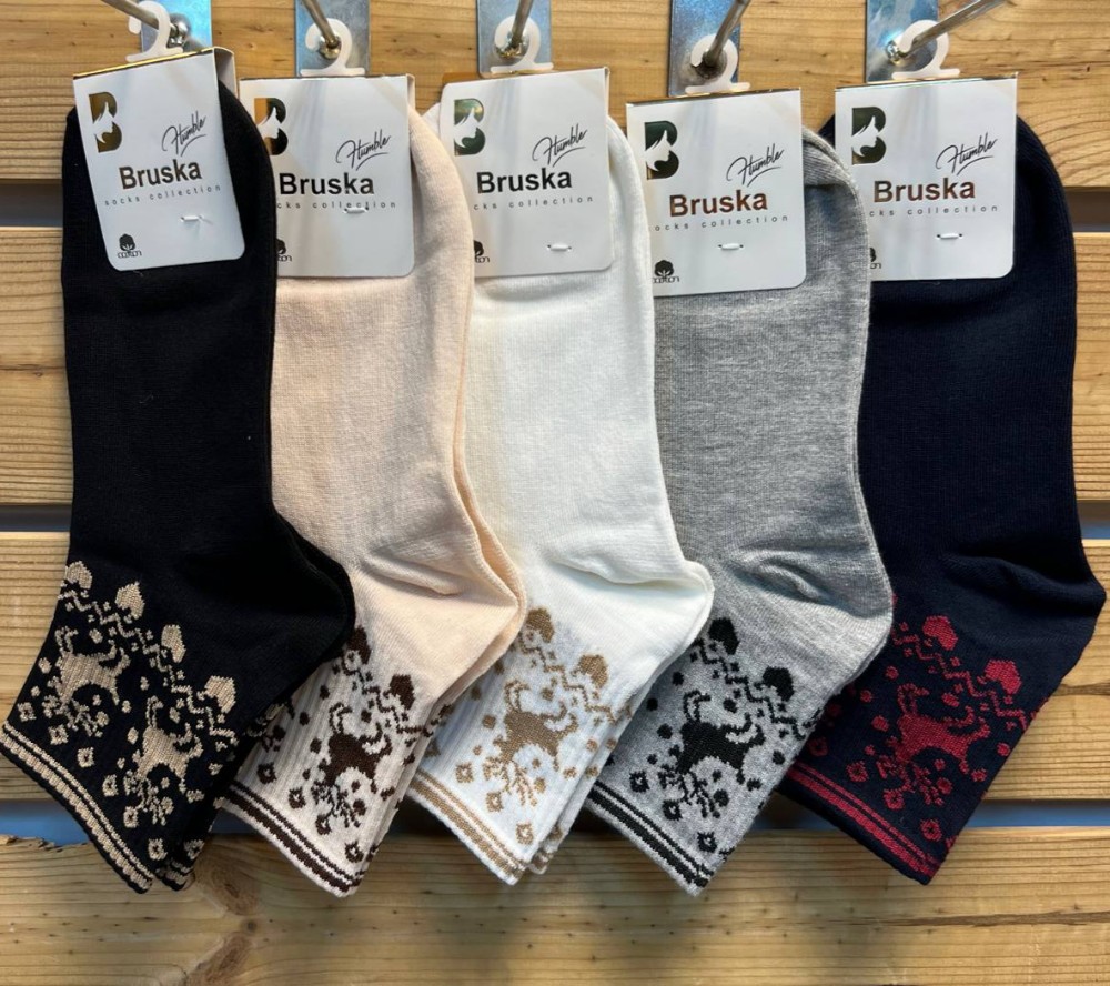 جوراب زنانه نیم ساق بروسکا کد 134210 - خرید جوراب زنانه عمده