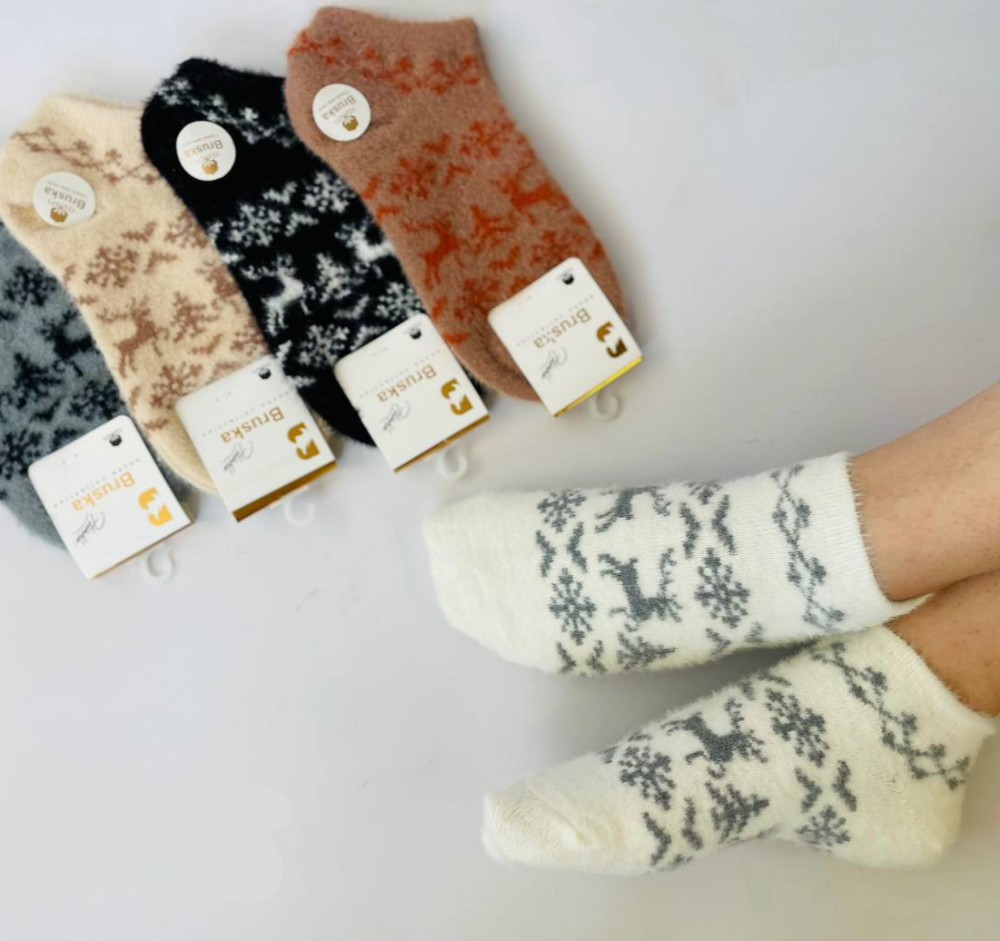 جوراب زنانه مچی موهر بروسکا خارجی کد 134226 - خرید جوراب زنانه عمده