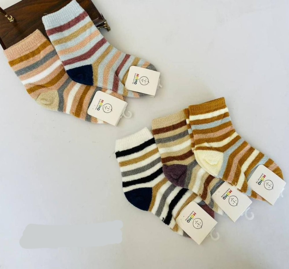 جوراب نیم ساق بوکله بچگانه خارجی کد 134712 - خرید جوراب دخترانه عمده