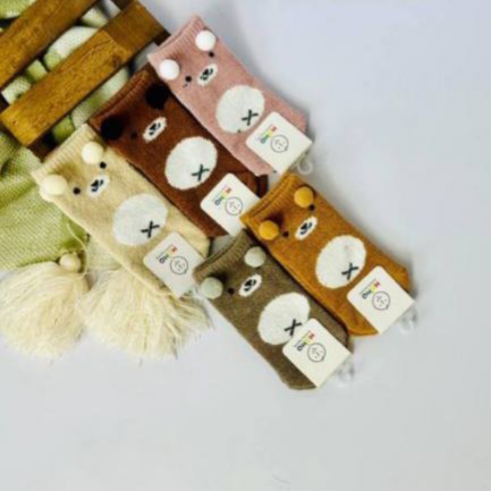 جوراب نیم ساق بوکله بچگانه خارجی کد 134713 - خرید جوراب دخترانه عمده