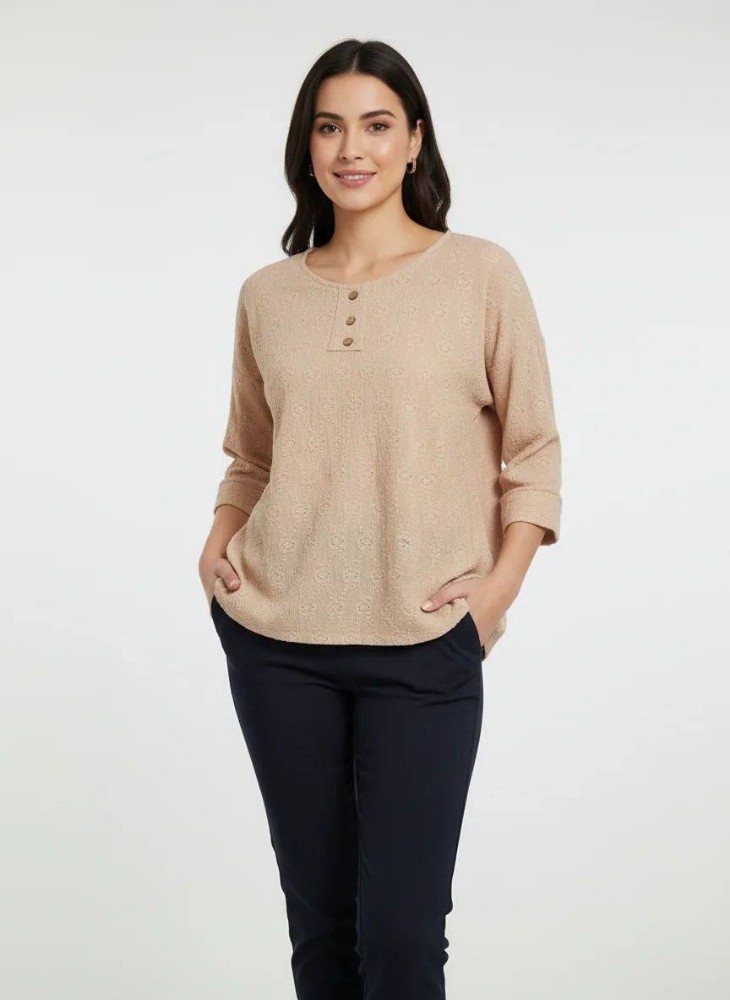 تونیک فول قواره فلورا کد 133713 - خرید تونیک زنانه عمده