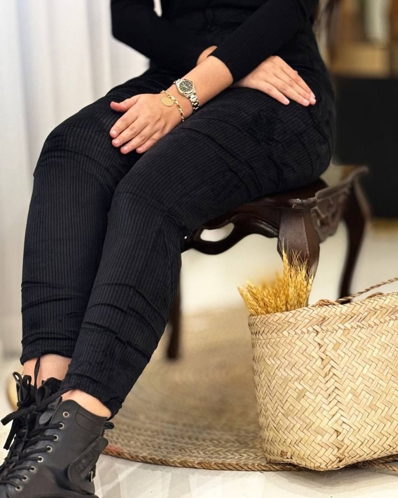 شلوار مخمل کبریتی رنگی کد 134119 - خرید شلوار زنانه عمده