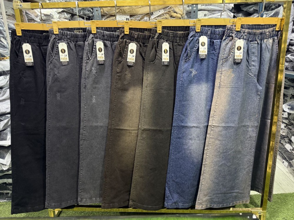 شلوار لی زنانه فول بگ سایز ۴۰ تا ۴۸ کد 136814 - خرید شلوار و ساپورت زنانه عمده