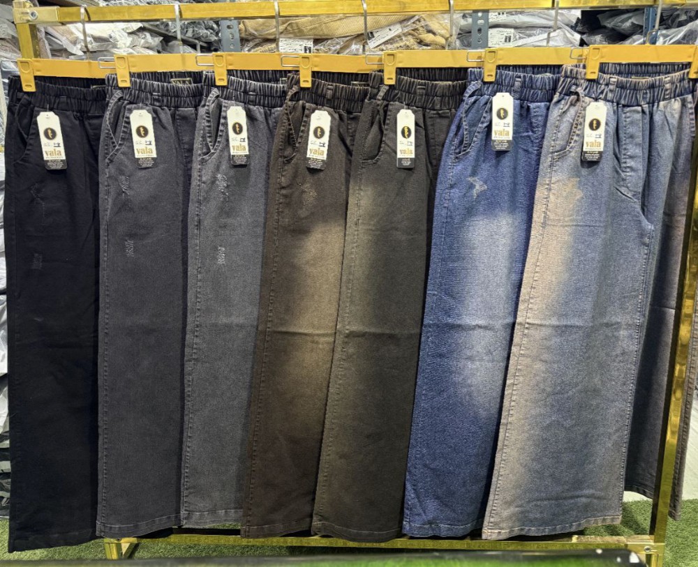 شلوار لی زنانه فول بگ سایز ۴۰ تا ۴۸ کد 136814 - خرید شلوار و ساپورت زنانه عمده