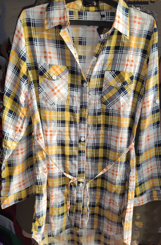 شومیز مانتو نخ تایلندی کد 135686 - خرید مانتو زنانه عمده